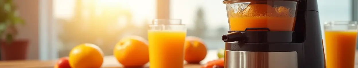 Een slowjuicer maakt vers oranje sap, zijn slowjuicers het geld waard?