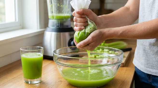 Bleekselderijsap maken zonder juicer