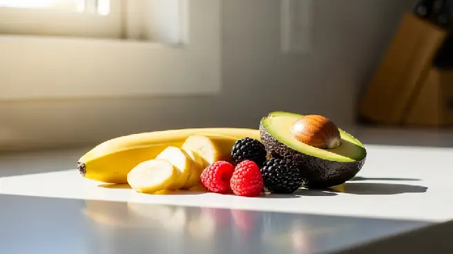 Banaan, bessen en avocado; fruit dat niet in de sapcentrifuge kan.