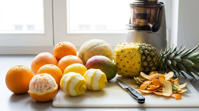 Al het fruit schillen juicer voor gebruik